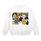 SHOP ベアたんの猫いっぱい Crew Neck Sweatshirt