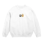 minatoriのフクロウ（ペア） Crew Neck Sweatshirt