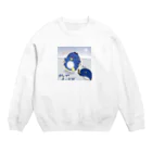 ポップヌードルの空飛ぶペンギン Crew Neck Sweatshirt