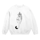 フクロモモンガのジオのフクロモモンガ　ジオ Crew Neck Sweatshirt