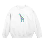 あああああのカラフルキリン Crew Neck Sweatshirt