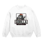 ゴリラ共和国 グッズショップのエクストラゴリラ① Crew Neck Sweatshirt