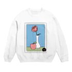 𝙈𝙊𝙈𝙊'𝙨 𝙎𝙝𝙤𝙥の薔薇と林檎 Crew Neck Sweatshirt