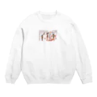 puikkoのエジプト　死者の書4 Crew Neck Sweatshirt