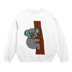 右手リアンうめもと公式のコアラのまさみ２ Crew Neck Sweatshirt