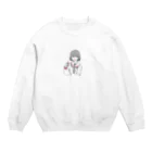 はちのすの桃の子 Crew Neck Sweatshirt