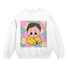 panda_no_kodomoの箱入り娘 Crew Neck Sweatshirt