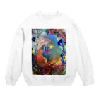 3oodgrip の獄彩肆暴徒爆音行脚 Crew Neck Sweatshirt