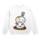 きくのらくがきのもち　きく Crew Neck Sweatshirt