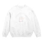 ぽわねこちゃんのお店☁️のぽわねこぽわうさなかよしこよし Crew Neck Sweatshirt