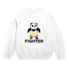 パンダプロレス&パンダジムのパンダプロレス ファイター Crew Neck Sweatshirt