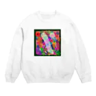 ためこ部屋の野菜の世界。 Crew Neck Sweatshirt