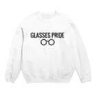 Gokiboの白GLASSES PRIDE Crew Neck Sweatshirt