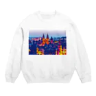 GALLERY misutawoのチェコ プラハの朝 Crew Neck Sweatshirt