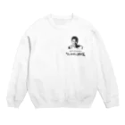 ジユウデザインのワンオペの神様 Crew Neck Sweatshirt