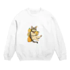 mumimumのぽんちゃん！ Crew Neck Sweatshirt