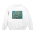 X-Artのゴッホ / 花咲くアーモンドの木の枝(1890) Crew Neck Sweatshirt