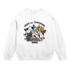 mincruのねこのたわむれ Crew Neck Sweatshirt