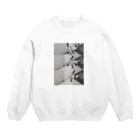 Burnt NEKOCHANの転びゆく猫 Crew Neck Sweatshirt