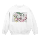 Pointillism loveの春の妖精 Crew Neck Sweatshirt