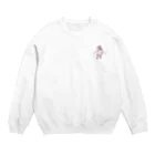 pino子 shopの歩くペンギン/小(ゆるふわイラスト) Crew Neck Sweatshirt