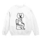 aijumonjiのべたっクマ Crew Neck Sweatshirt