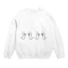 月河ナイのてん、てん、てん Crew Neck Sweatshirt