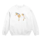 poniponiの可愛いポニーー Crew Neck Sweatshirt