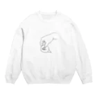 きつね。の部屋の掴めるボールパイソンスウェット Crew Neck Sweatshirt