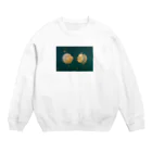 チクチクの深海のクラゲ Crew Neck Sweatshirt