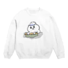 けちゃっぷごはんのお店の蕎麦打ち猫 Crew Neck Sweatshirt