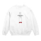 ポポさんのお店の仏頂面フリー Crew Neck Sweatshirt