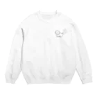 Kumikoの犬でふ Crew Neck Sweatshirt