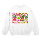 カエルモチーフオリジナル制作専門店のオリジナルのカエルちゃん♡♡ Crew Neck Sweatshirt