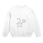 ほんわか家族の1日のDrink me Crew Neck Sweatshirt