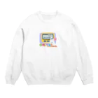 Andiamoのポケベル「今何してる？」 Crew Neck Sweatshirt