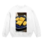 5さい　でざいんのパパが作った　たまごやき Crew Neck Sweatshirt