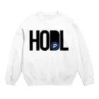 TROPiCALViBESのHODL DGB blackfont Crew Neck Sweatshirt