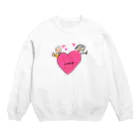 Walton’sのハート　PINK Crew Neck Sweatshirt