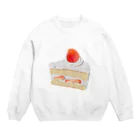 タカハシ商店のいちごのショートケーキ Crew Neck Sweatshirt