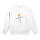 イカすスルメ🦑のレモン星のレモンくん Crew Neck Sweatshirt