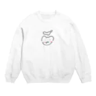 たまご💩のくまのつもり Crew Neck Sweatshirt