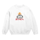 にょわにょわのおしゃれさんなうさぎ Crew Neck Sweatshirt