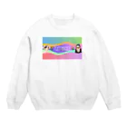 おちびのグッズ販売❤️のおちびのロゴでする！ Crew Neck Sweatshirt