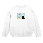 ナイロドノのバーガーの降る昼 Crew Neck Sweatshirt