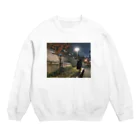 へなちょこのステッカー Crew Neck Sweatshirt