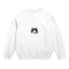 Timmy chan のTimmy the cat Crew Neck Sweatshirt