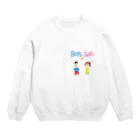 絵が下手な人。のBoys & Girls Crew Neck Sweatshirt