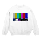 身散ル屋のカラーバー Have a fxxkin nice day  Crew Neck Sweatshirt