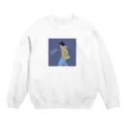 デミのレトロガールの冬 Crew Neck Sweatshirt